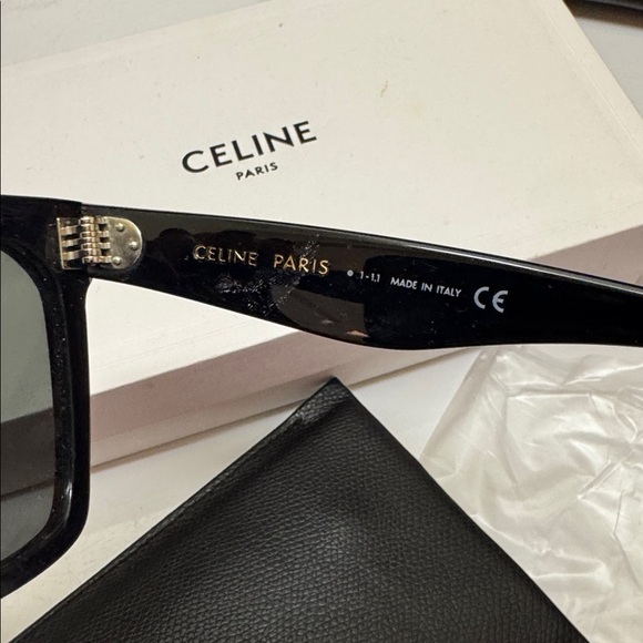 CELINE CL4055IN Sunglasses – Bold Acetate, Minimal Logo - Picture 6 of 7